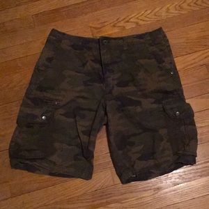 Classic Cargo Camo Shorts